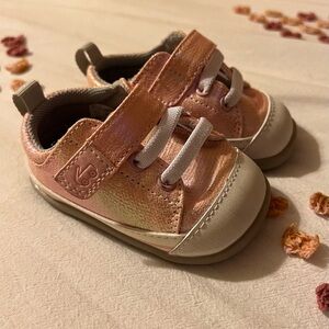 See Kai Run Shimmering Pink Baby Shoes